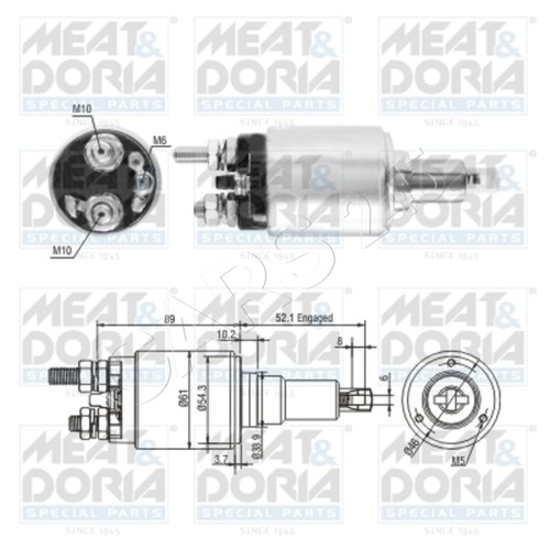 Starter solenoid switch - switch, fits