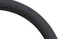 Blue black steering wheel - blue,