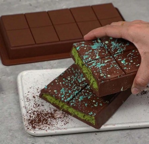 Large deep silicone - silicone, chocolate