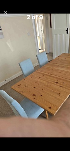 Solid pine table - solid, 6