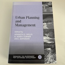 Urban Planning and Management Willis Turner Bateman Hardback Edward Elgar