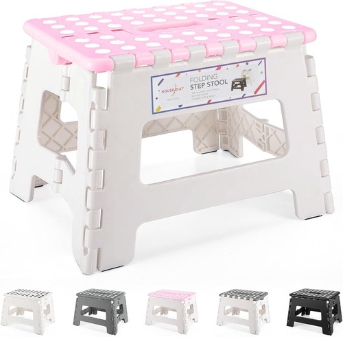 Folding step stool inch - step,