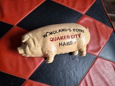 Castle Iron Pig Moneybox Quaker City