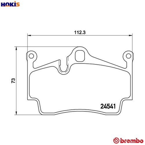 Brake pad set disc - pad,