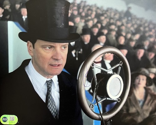 Colin firth signed 10x8 photo - firth,