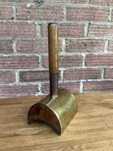 Antique huge wood brass - huge, &