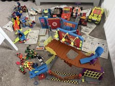 Huge Crash Dummies Tyco Collection. Vintage. Bundle Lot. Test Centre. Junkyard