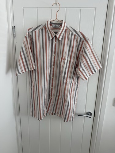 Orange striped vintage short - vintage,