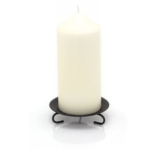 Pillar Candle and Holder | 2