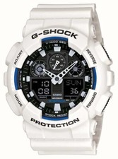 Casio G-Shock GA-100B-7A WHITE