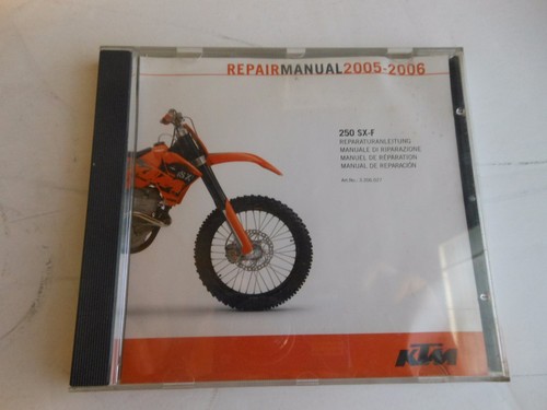 Ktm repair manual 2005 2006 - manual, cd