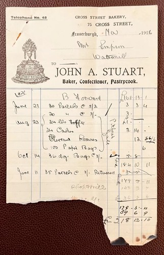 1926 john stuart bakery - 1926, a.