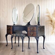 Exceptional Vintage Queen Anne Style Dressing Table. Sold, commission available.