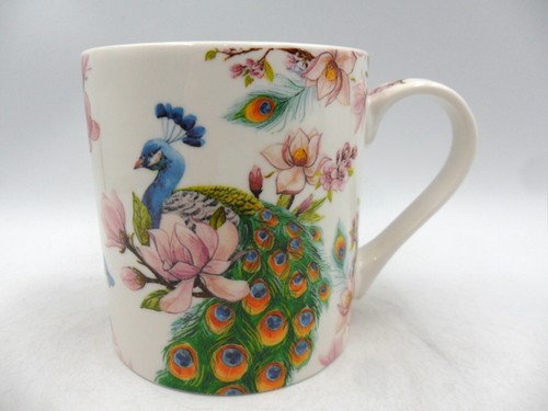 Jumbo mug peacock design - jumbo,