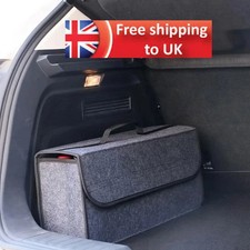 Grey Car Boot Organiser Felt