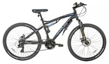 Cross Mountain Bike 26 Inch Mens Black 21 Speed Disc Brakes Suspension DXT700
