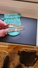 Authenticated Tiffany & Co. Sterling Silver 925  Square Cuff Bangle Bracelet