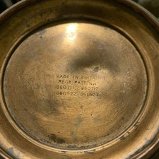 Vintage Old Antique Metal Copper brass tea pot caddy Teatime right anytime 