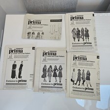 5 Prima Sewing Patterns Uncut