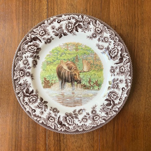 Spode woodland moose - spode, 20cm