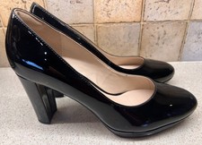 Clarks Court Shoes Black