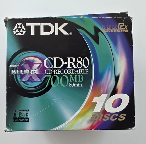 Tdk r80 recordable 700 - 10, x