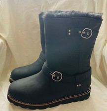 Ugg Black Biker Boots New