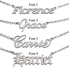 Personalised Name Pendant