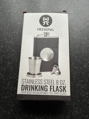 Hip flask with shot glass - hip,