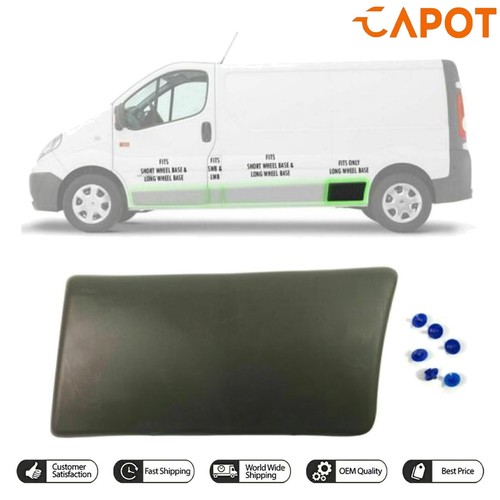 Rear left side moulding trim - left,