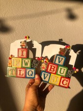 Vintage Wooden Alphabet Block