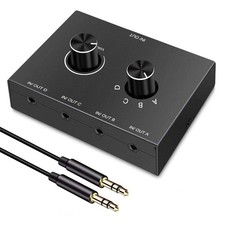 4 Way 3.5mm Jack Audio
