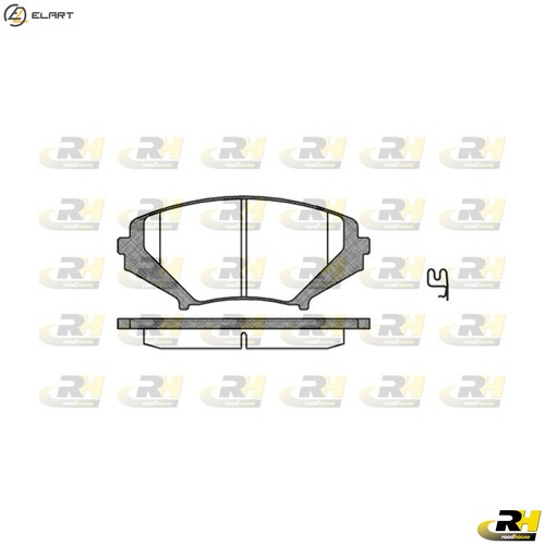 Brake pad set disc - set,