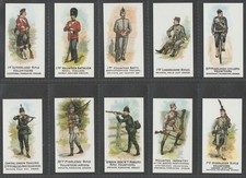 TYPES OF VOLUNTERS & YEOMANRY-A WOODS 1902 REPRINTED 1996 SET OF CIGARETTE CARDS