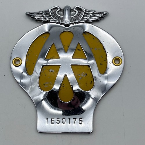 Vintage car badge - aa,