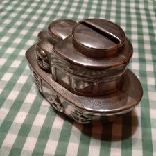Silver plated nautical tugboat - plated,
