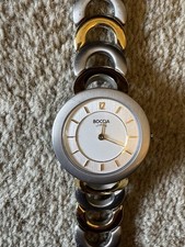 Boccia Ladies Titanium Watch Grey Gold Water Resistant
