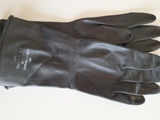 Cbrn rubber protective gloves - rubber,