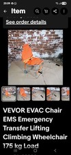 Vevor evac chair - chair, emergency