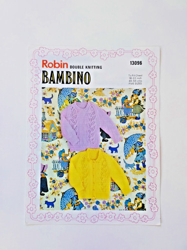 Robin bambino knitting pattern - bambino,