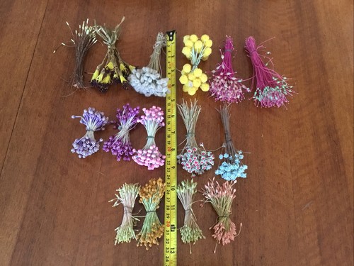 Vintage millinery stamens - vintage,