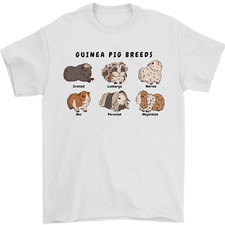 Guinea Pig Breeds 2 Mens T-Shirt 100% Cotton