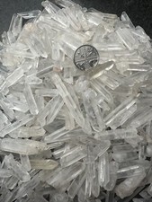 Clear Quartz Pointed Crystal Healing Wand Reiki Charged