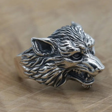 High-Detail Dire Wolf Head