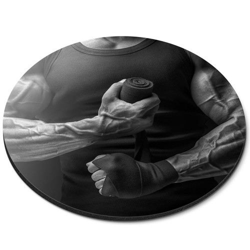 Round mouse mat - mouse,