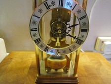 Hermle Skeleton Brass Mantle
