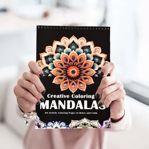 Spiral bound mandala coloring - bound,