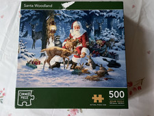 Corner Piece Santa Woodland