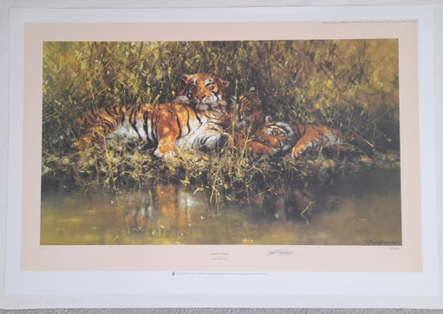 David shepherd sleepy tigers - david, tigers"