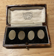 9ct Gold cufflinks by AE